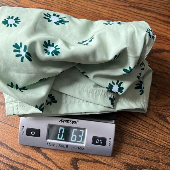 New Sovereign Code Lined Teen Boy Green Pink Swim Trunks Bottoms 18-20 - Picture 6 of 6